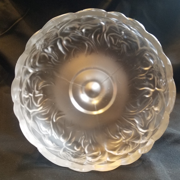 Fenton Water Lily Satin Glass Footed Candy Dish - Picture 14 of 16